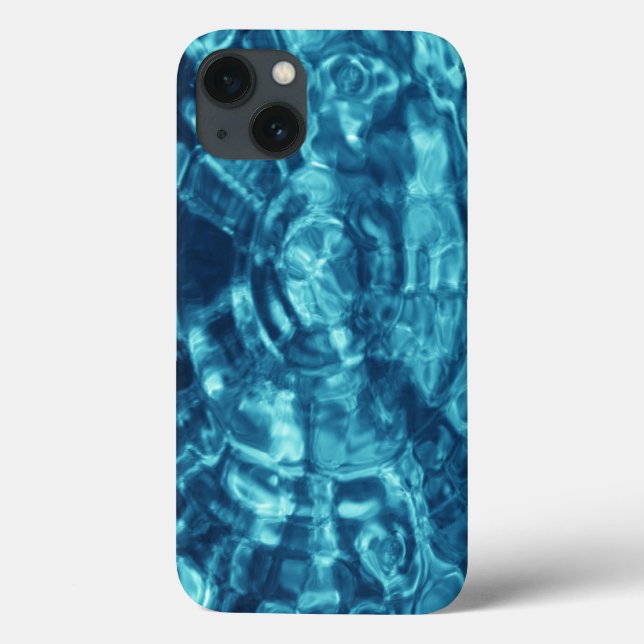 Blue Abstract Case-Mate iPhone Case (Back)