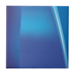 Blue Abstract Ceramic Tile