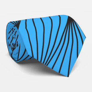 Blue Abstract Classic Tie