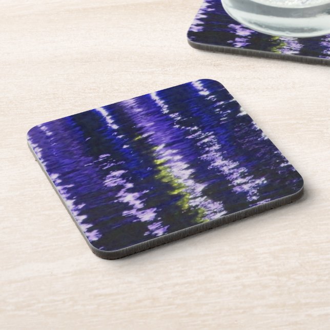 Blue Abstract Coasters (Left Side)