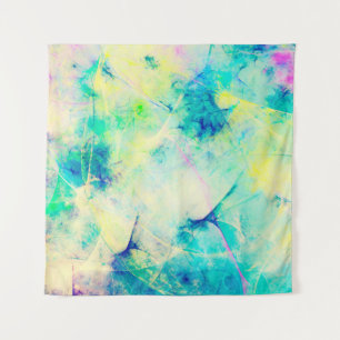 blue abstract fractal background 3d rendering3d, a tapestry