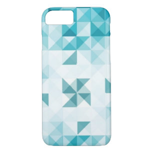 Blue Abstract Geometrical Background Template iPhone 8/7 Case