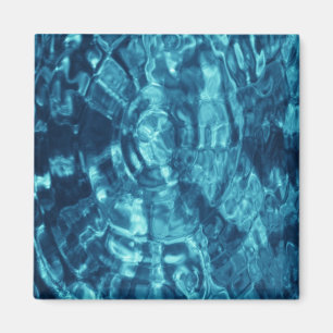 Blue Abstract Magnet
