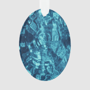 Blue Abstract Ornament