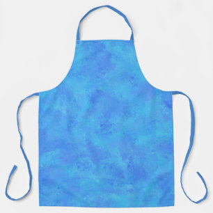 Blue Abstract Pattern Apron