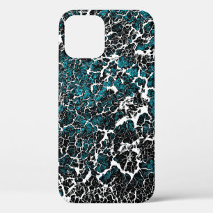 Blue Abstract Pattern iPhone 12 Case