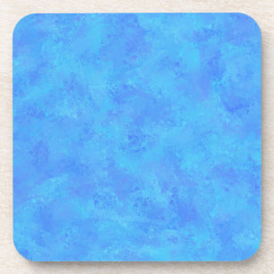 Blue Abstract Pattern Coaster