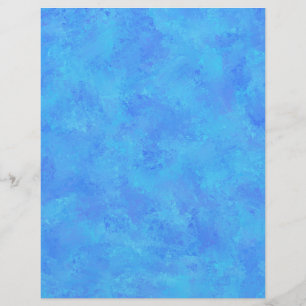Blue Abstract Pattern Custom Letterhead