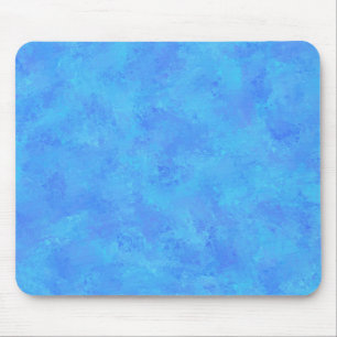Blue Abstract Pattern Mouse Pad