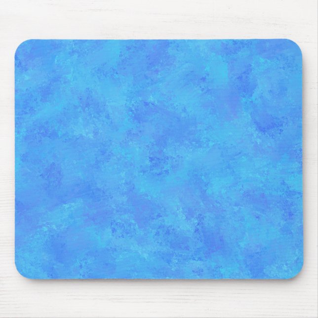 Blue Abstract Pattern  Mouse Pad (Front)
