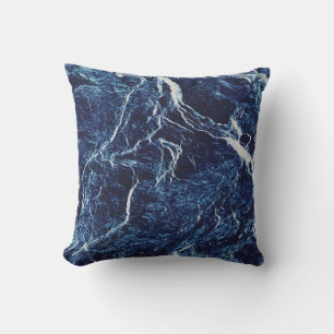 Blue Abstract Pattern Outdoor Cushion