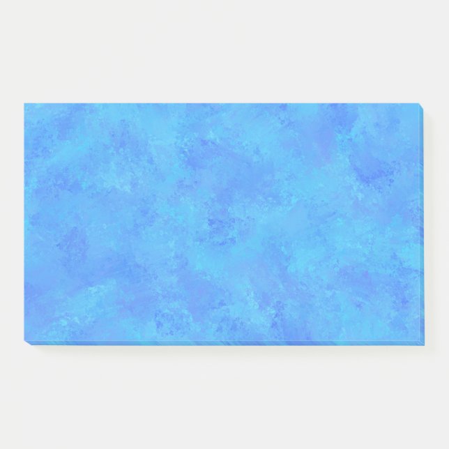 Blue Abstract Pattern  Post-it Notes (Front)