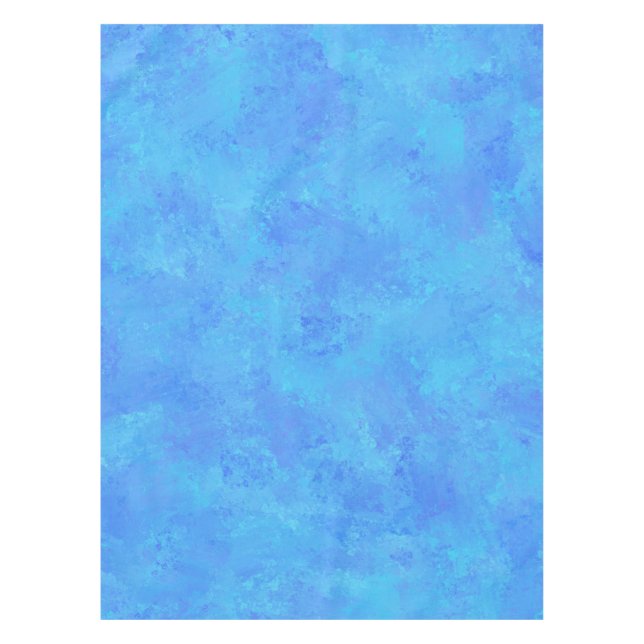 Blue Abstract Pattern Tablecloth (Front)