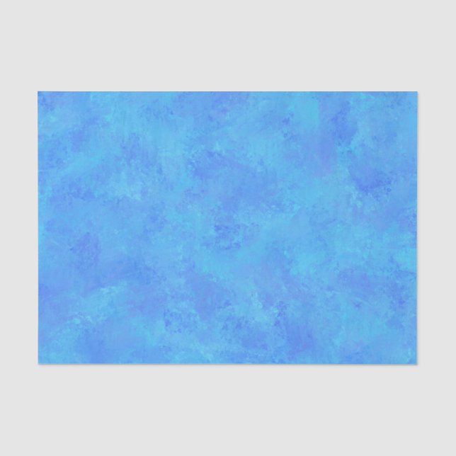 Blue Abstract Pattern  Tissue Paper (Front)