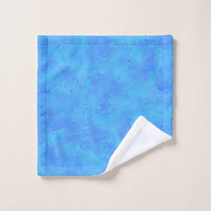 Blue Abstract Pattern Wash Cloth