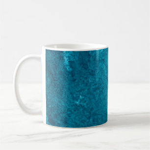 Blue abstract textureabstract, art, graphic decor, coffee mug