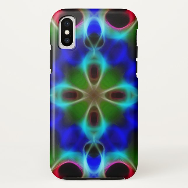 Blue Abstraction Case-Mate iPhone Case (Back)