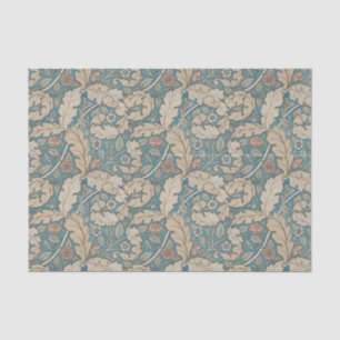 Blue Acanthus & rose William Morris crafters' Tissue Paper