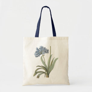 blue African lily(Agapanthus) by Redouté Tote Bag