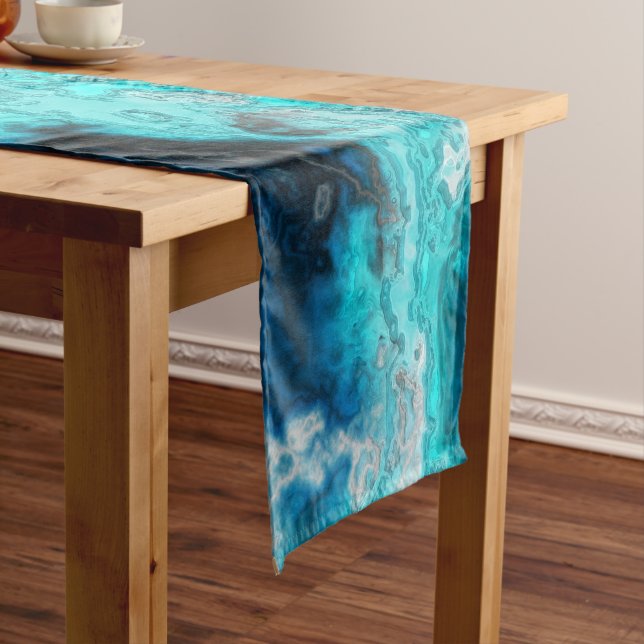 Blue Agate 1 Short Table Runner (In Situ)