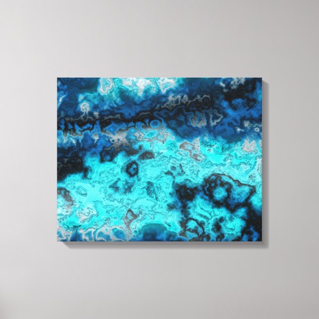 Blue Agate Canvas Print (Front)