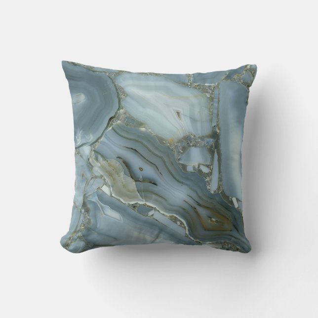 Blue agate cushion (Front)