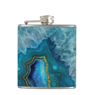 Blue Agate Flask