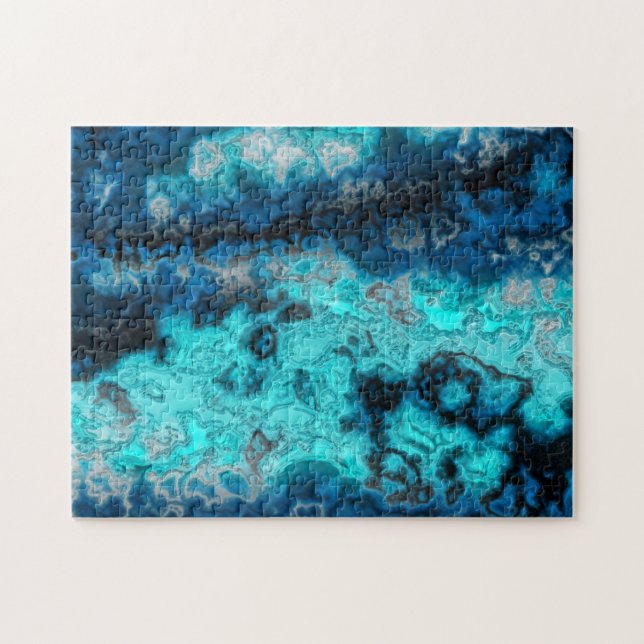Blue Agate Jigsaw Puzzle (Horizontal)