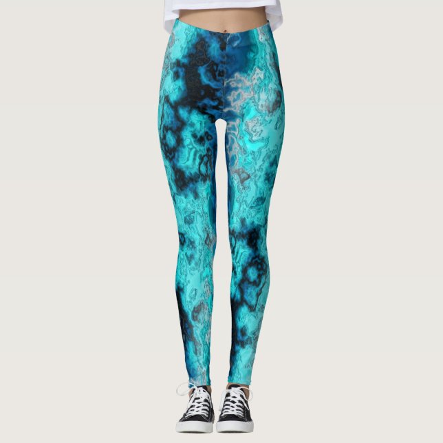 Blue Agate Leggings (Front)