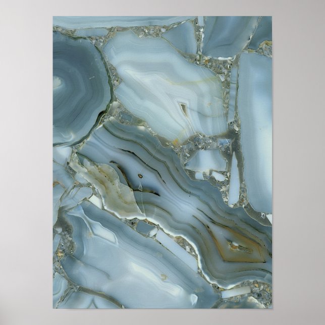 Blue agate poster (Front)