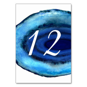 Blue Agate Table Number