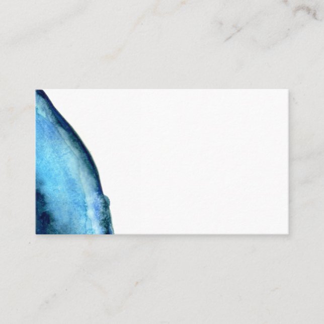Blue Agate Wedding Place Cards 100 pk (Front)
