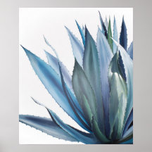 Blue Agave Acrylic Painting