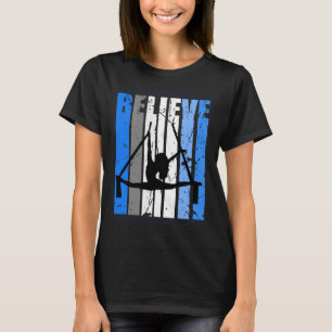 Blue Air Yoga Dance Air Yoga Believe Motivating Da T-Shirt