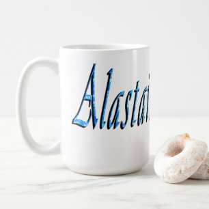 Blue Alastair Name, Coffee Mug