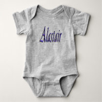 Blue Alastair Name Logo,