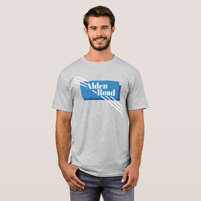Blue Alden Road Tee (Front Full)