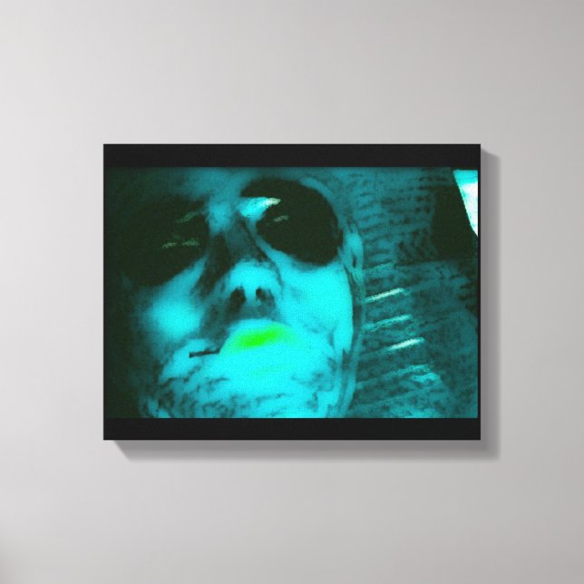 Blue Alien Canvas Print (Front)
