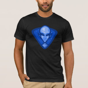 Blue Alien Logo T-Shirt