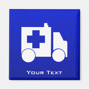 Blue Ambulance Magnet