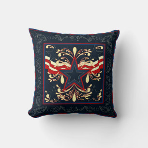 Blue Americana Pillow