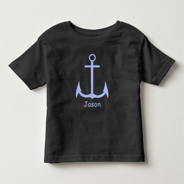 Blue Anchor Custom Toddler T-shirt (Front)