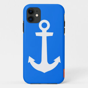 Blue Anchor IPhone case