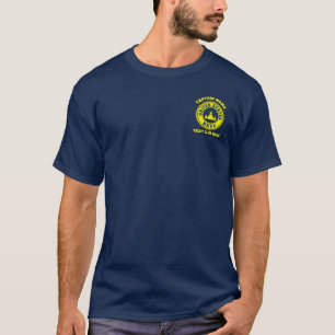 Blue Anchor nautical captain boat navy summer T-Shirt