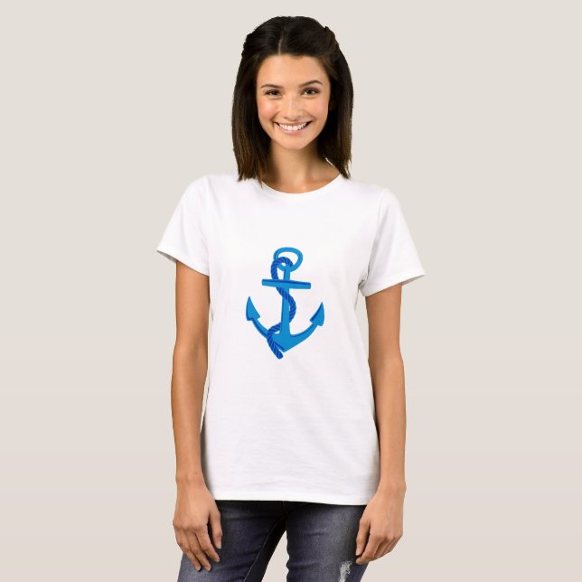 Blue Anchor T-Shirt (Front Full)