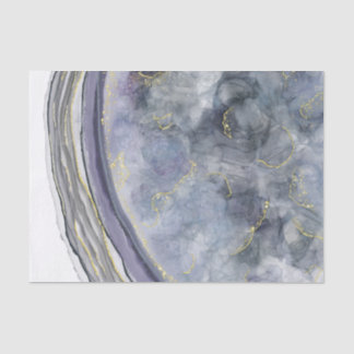 Blue and Black Agate Tissue Paper