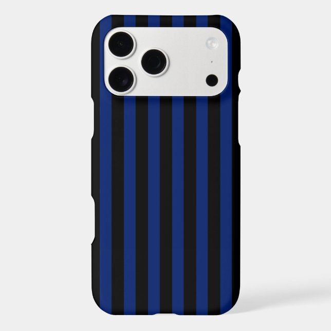 Blue and black candy stripes (Back)