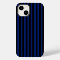 Blue and black candy stripes