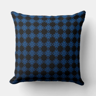 Blue And Black Cushion