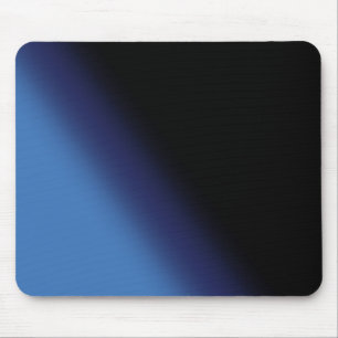 Blue and Black Gradient Mouse Pad